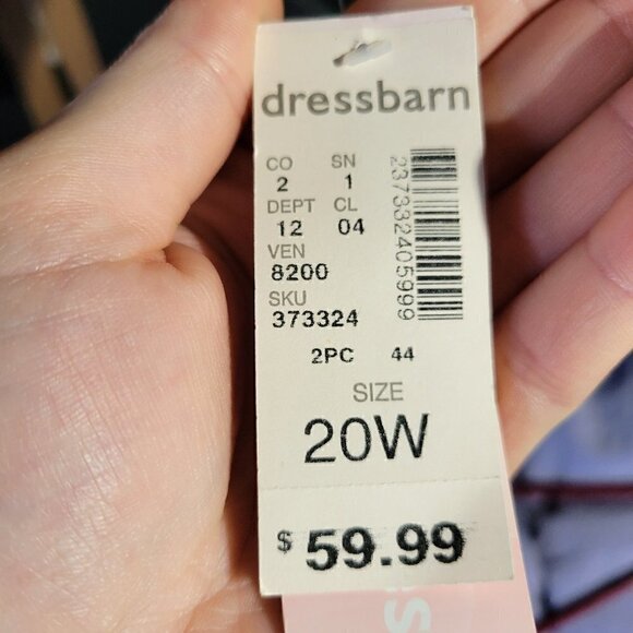 New DressBarn womens zip up blazer 20W - Picture 6 of 12